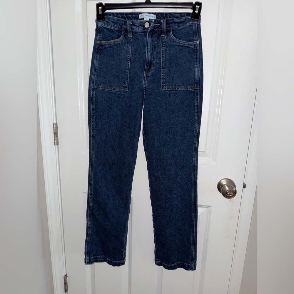 Barely worn - dark denim jeans